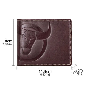 Carteira Masculina De Couro - Bull