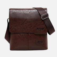 Bolsa JEEP Transversal de Couro Impermeável - Pocket Bag