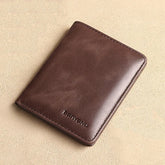 Carteira Masculina De Couro - Vintage
