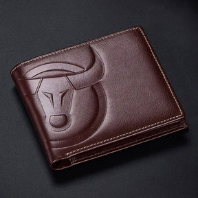 Carteira Masculina De Couro - Bull