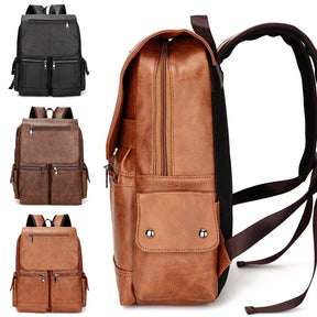 Mochila de Couro Masculina - Travel Bag