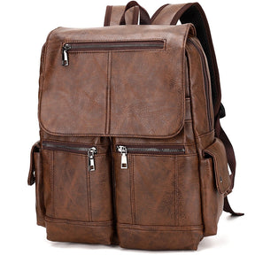 Mochila de Couro Masculina - Travel Bag