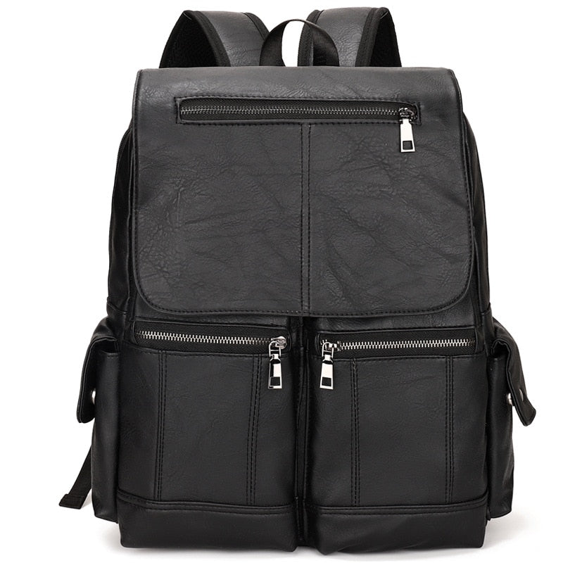 Mochila de Couro Masculina - Travel Bag