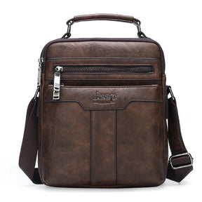 Bolsa Masculina De Couro - Jeep Max