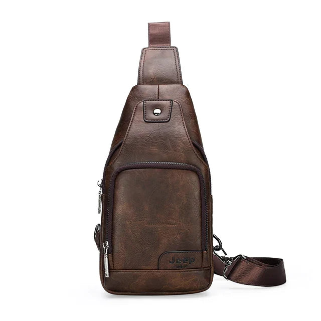 Bolsa Masculina De Couro - Rex