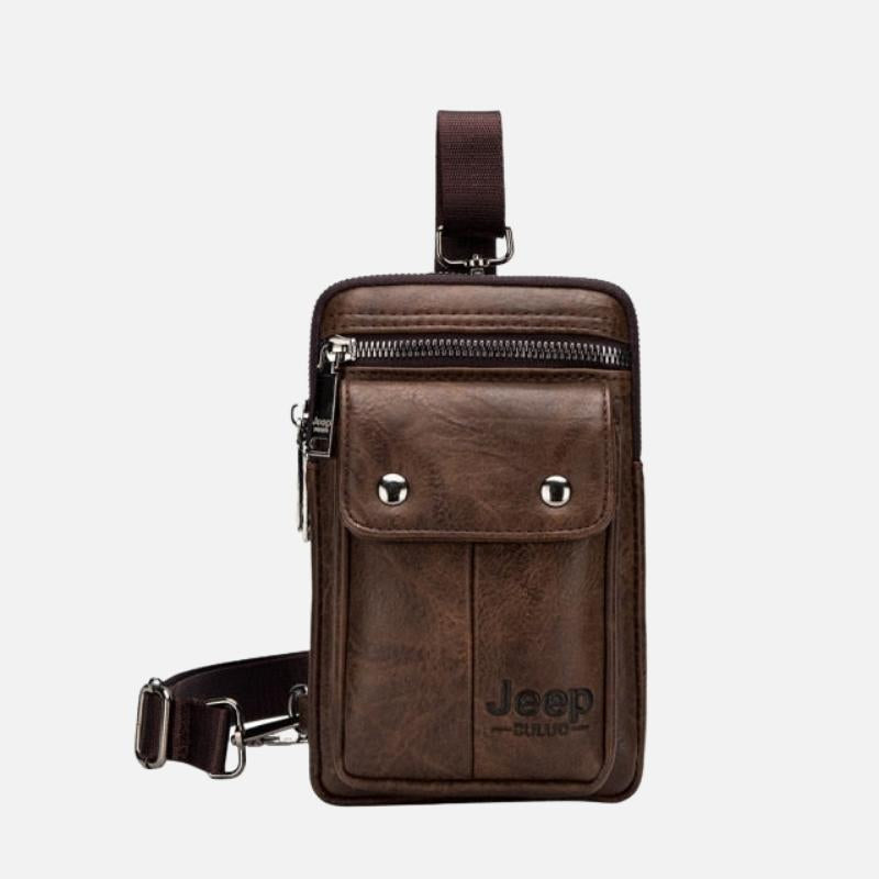 Bolsa Polchete de Couro JEEP - UrbanCou