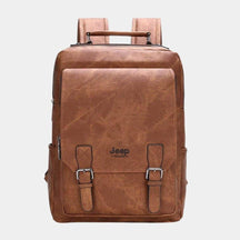 Mochila de Couro Jeep - Traveling Backpack