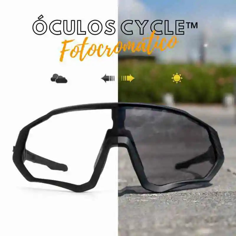 Óculos de Ciclismo Fotocromático Cycle - Proteção UV400 - Loja Zune