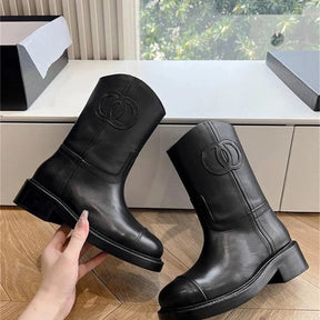 Bota Feminina Tendência Boho Material Resistente  - Promoção De Inverno 2025