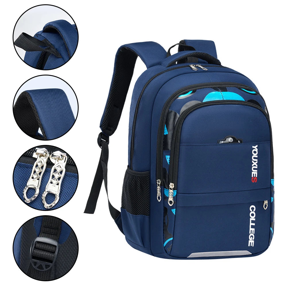 Mochila Casual Unissex Com Compartimentos Material Resistente