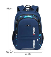 Mochila Casual Unissex Com Compartimentos Material Resistente