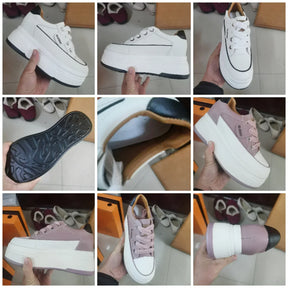 Tênis Feminino Plataforma Confortável Material Resistente