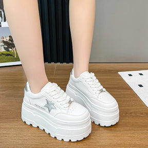 Tênis Feminino Plataforma Material De Qualidade Design Moderno