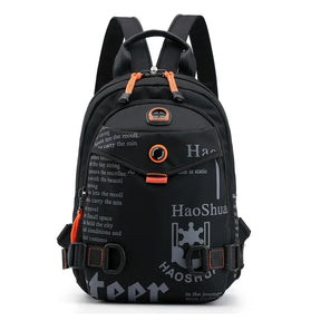 Mochila De Ombro Masculina Pequena Estampada Material Resistente