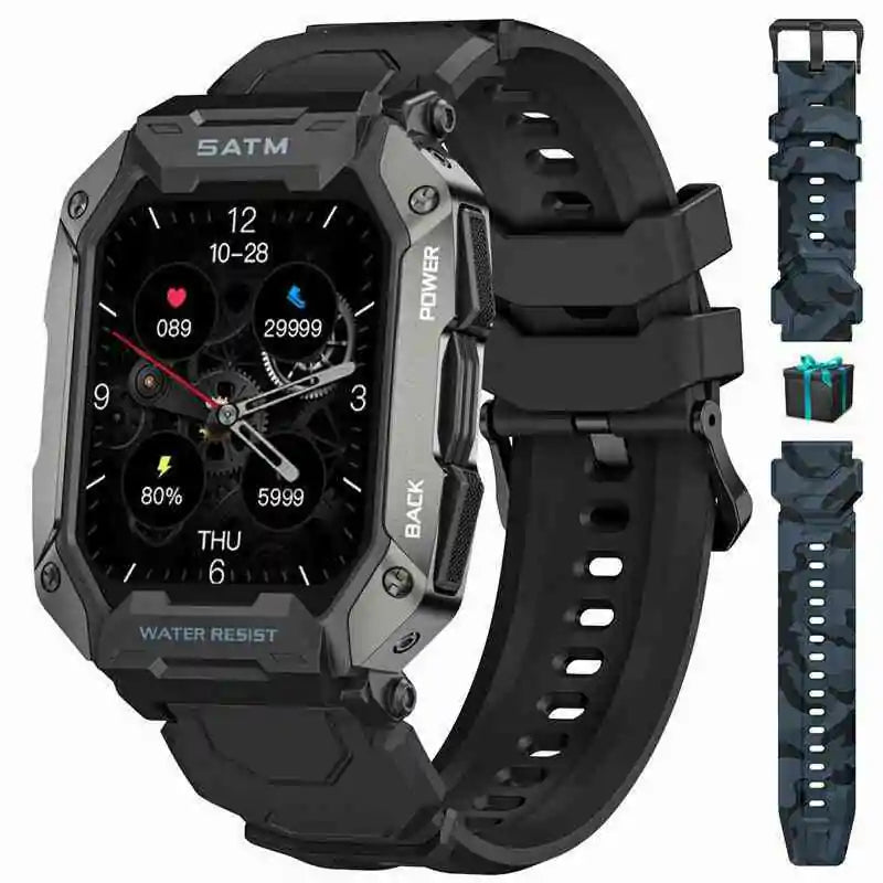 SmartWatch Max Rock Ultra À Prova D'água + (2ª Pulseira de Brinde!) - Loja Zune