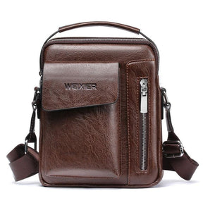 Bolsa Transversal de Couro Masculina - CrossLeather