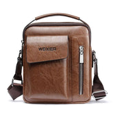 Bolsa Transversal de Couro Masculina - CrossLeather