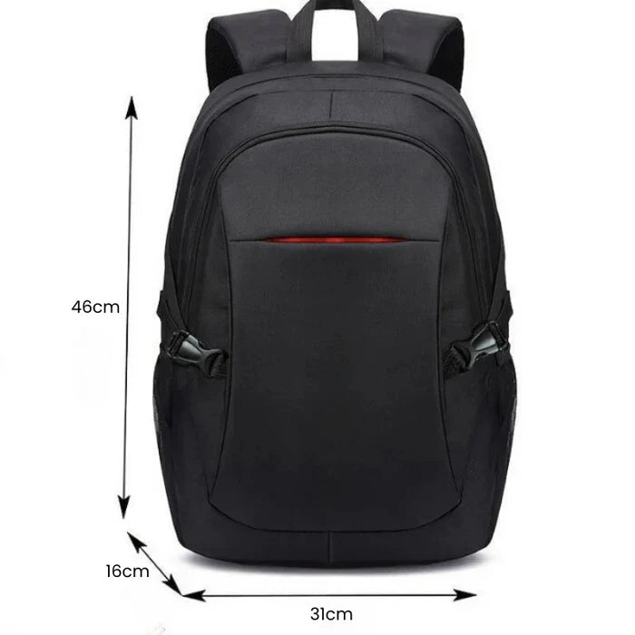 Mochila Escolar com Zíper Resistente para Negócios e Viagens