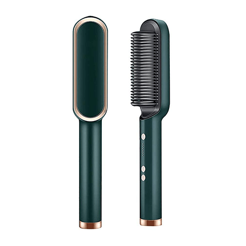 Escova Alisadora  5 em 1 Professional Styler - Alisa, Seca, Hidrata, Modela, Anti-Frizz - Bivolt